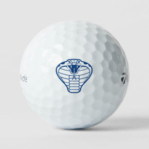 Pelotas De Golf Animales del Ilustracion azul de serpiente Cobra