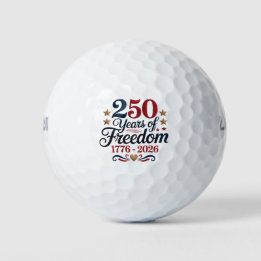 Pelotas De Golf Aniversario 250 de Libertad de América