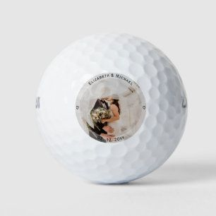 Pelotas De Golf Aniversario del Boda de fotografía de la pareja ca