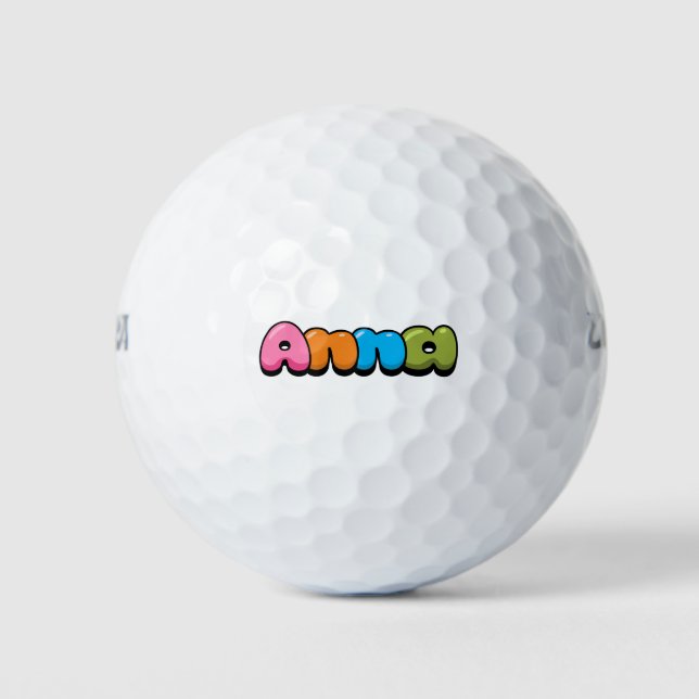 Pelotas De Golf Anna (Anverso)