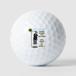 Pelotas De Golf Anti Trump / Justo donde sea largo,