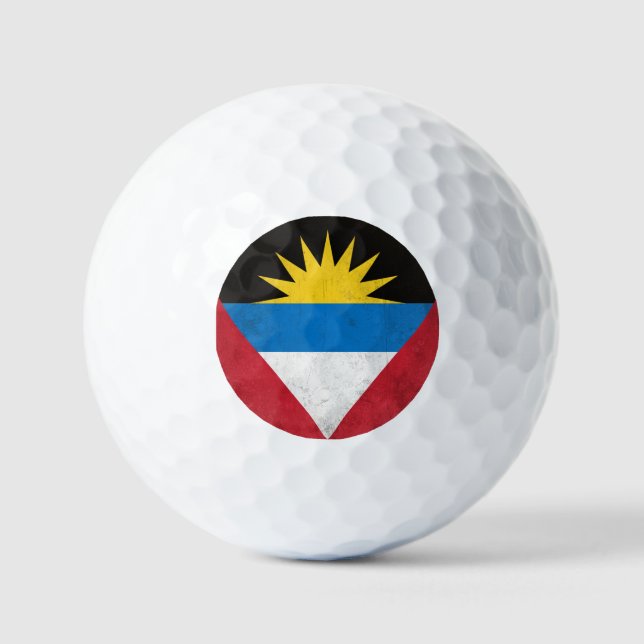Pelotas De Golf Antigua y Barbuda (Anverso)