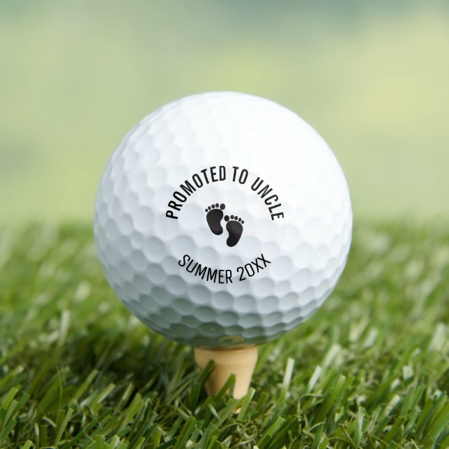 Pelotas De Golf Anuncio personalizado de embarazo Revelación de ab (Camiseta in situ)