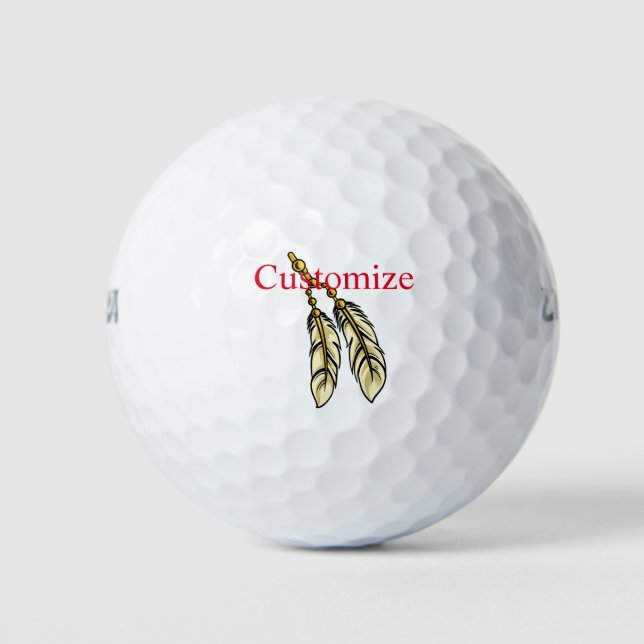 Pelotas De Golf Apache Feathers Thunder_Cove (Anverso)