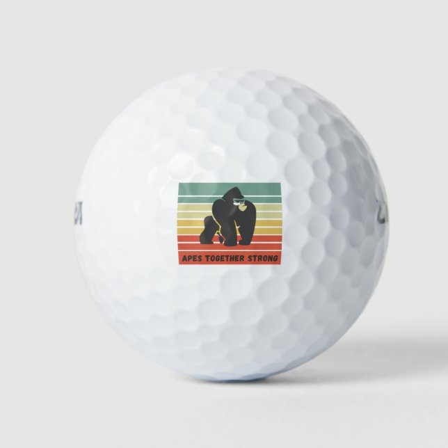Pelotas De Golf Apes Together Strong (Anverso)