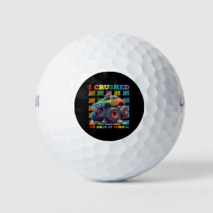 Pelotas De Golf Aplasté 100 Días De Monstruo Escolar