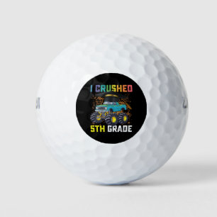 Pelotas De Golf Aplasté la graduación de un camión de quinto grado