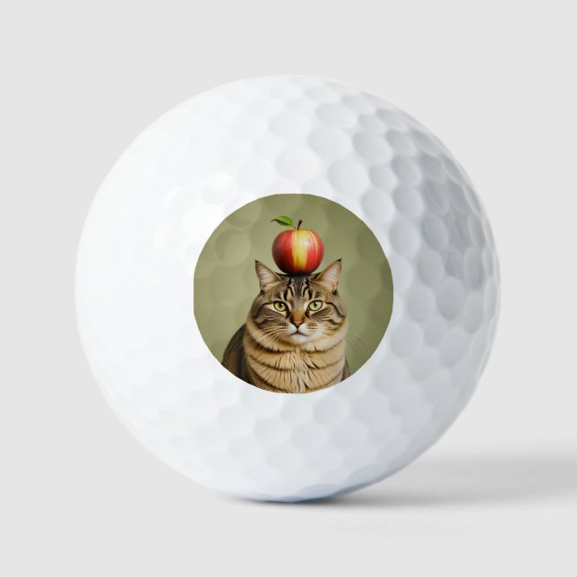 Pelotas De Golf Apple Cat (Anverso)
