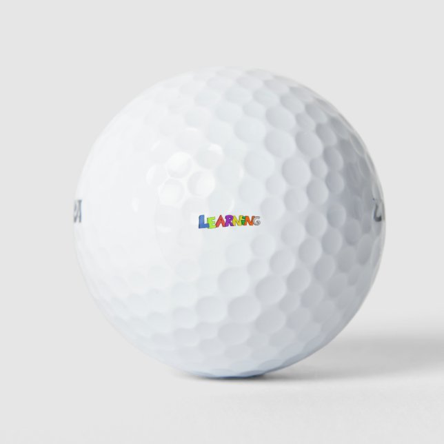 Pelotas De Golf Aprender para profesores y niños (Anverso)