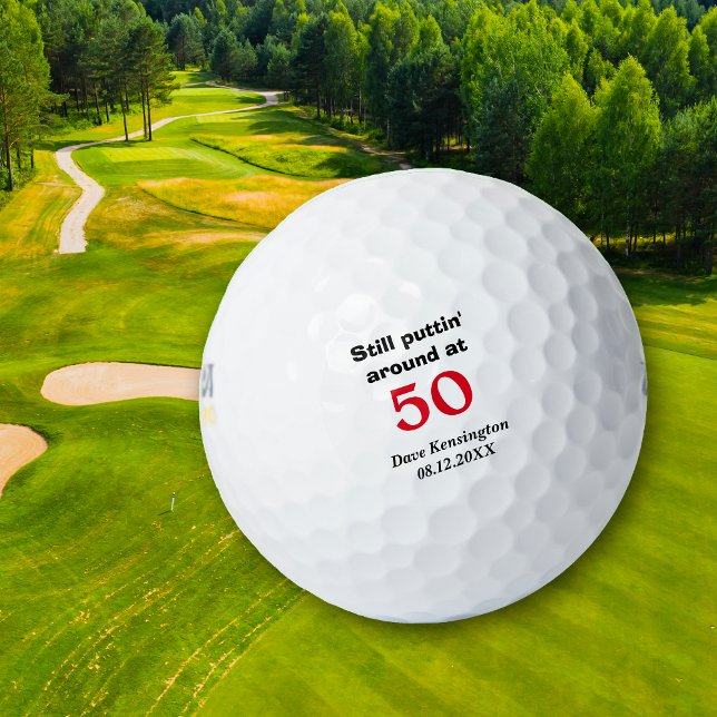 Pelotas De Golf Aproximadamente 50 cumpleaños personalizados (Subido por el creador)