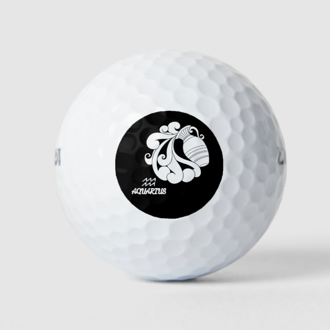 Pelotas De Golf Aquarius Silhouette (Anverso)