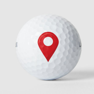 Pelotas De Golf AQUÍ Pin Ubicación