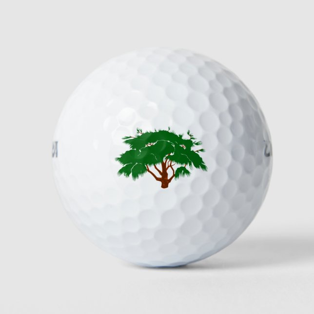 Pelotas De Golf Árbol (Anverso)