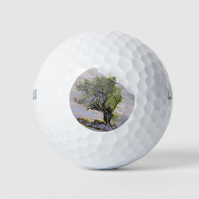 PELOTAS DE GOLF ÁRBOL DE MONTAÑA (Anverso)