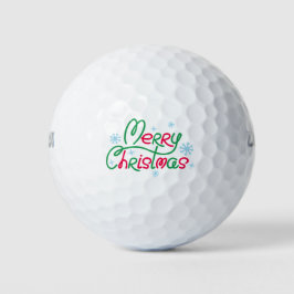 Pelotas De Golf Árbol de Navidad copos de nieve Sombrero de Santa 