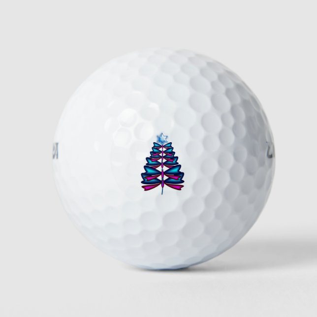 Pelotas De Golf Árbol de navidad de la libra (Anverso)
