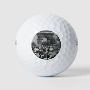 Pelotas De Golf Arco triunfal de París en Francia vintage