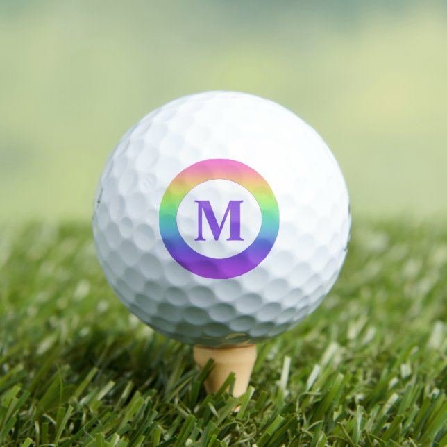 Pelotas De Golf Arcoiris monográfico (Camiseta in situ)