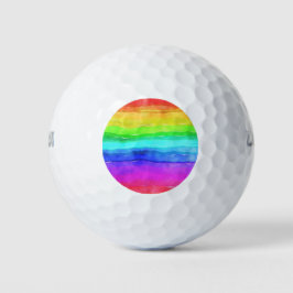 Pelotas De Golf Arcoiris pintado