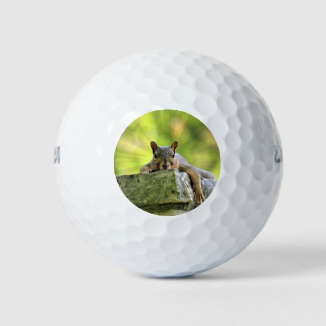 Pelotas De Golf ardilla relajada (Anverso)