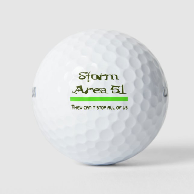 Pelotas De Golf Área de tormenta 51 (Anverso)