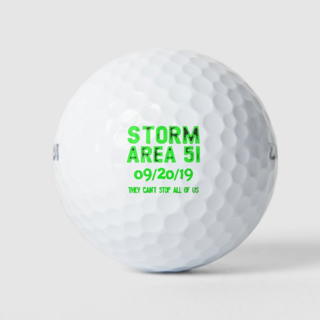 Pelotas De Golf área de tormenta 51 (Anverso)