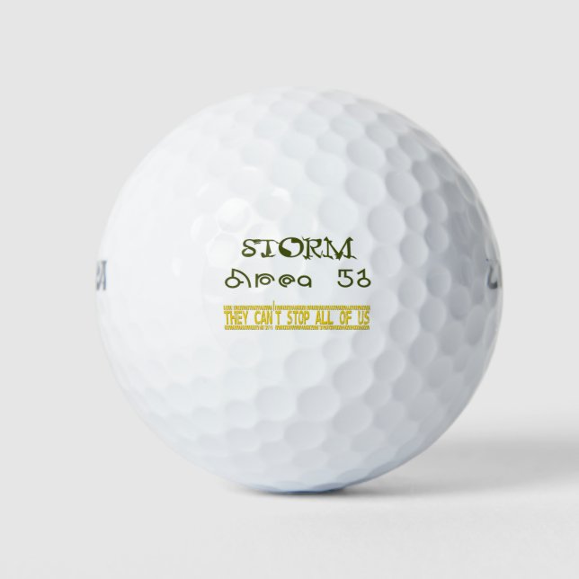 Pelotas De Golf Área de tormenta 51 (Anverso)