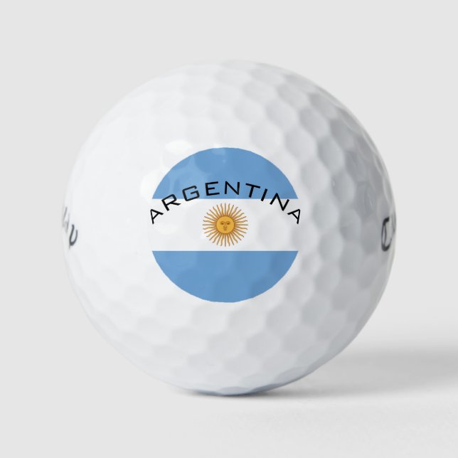 Pelotas De Golf argentina (Anverso)