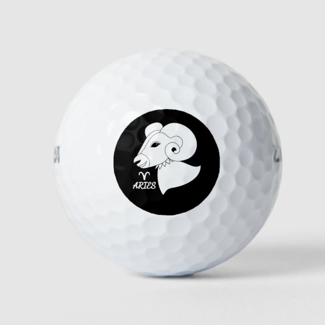 Pelotas De Golf Aries Silhouette (Anverso)