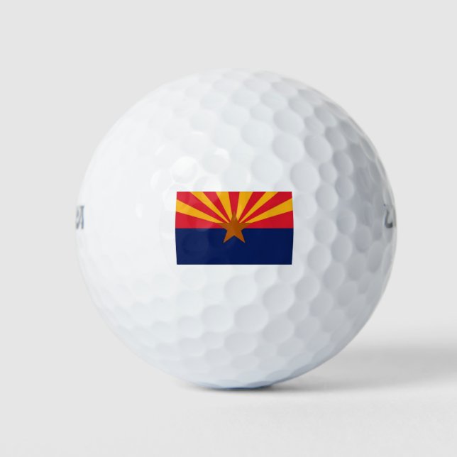 PELOTAS DE GOLF ARIZONA FLAG (Anverso)