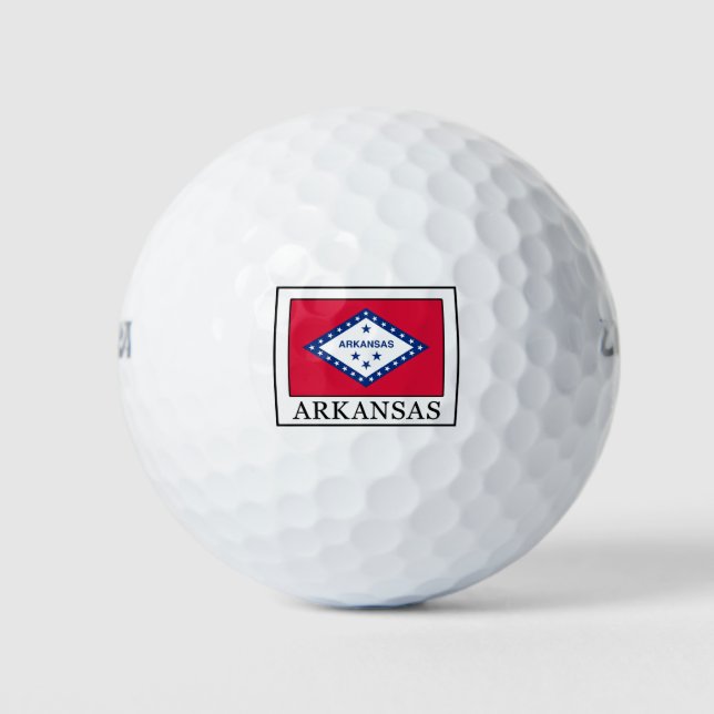 Pelotas De Golf Arkansas (Anverso)