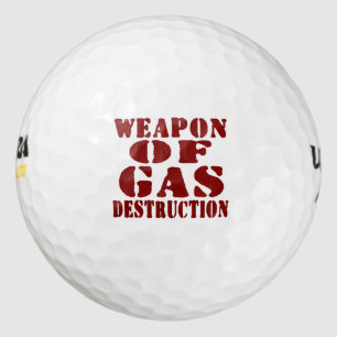 Pelotas De Golf Arma de la destrucción del gas
