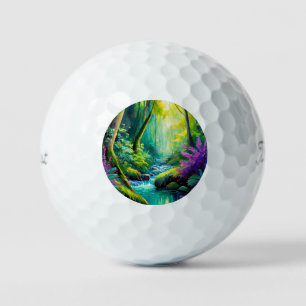 Pelotas De Golf Armonía Cromática de la Naturaleza