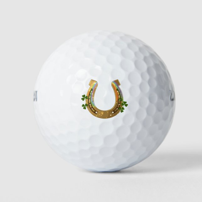 Pelotas De Golf Arpa y Tréboles (Anverso)