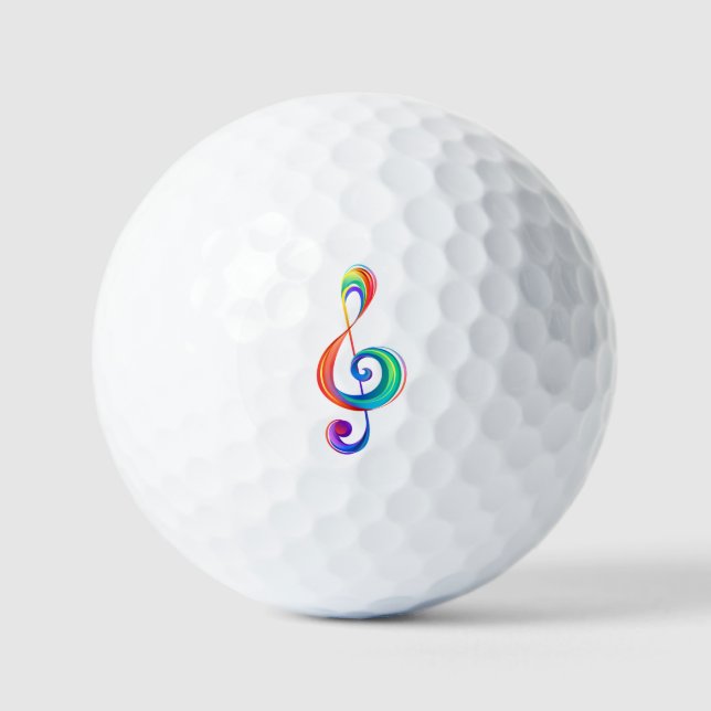 Pelotas De Golf Arroyo arcoiris estratificado (Anverso)
