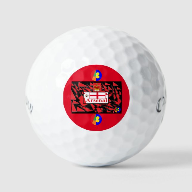 Pelotas De Golf Arsenal 10 golfball (Anverso)
