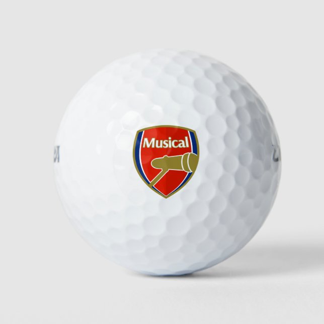 Pelotas De Golf Arsenal | Beatbox United (Anverso)