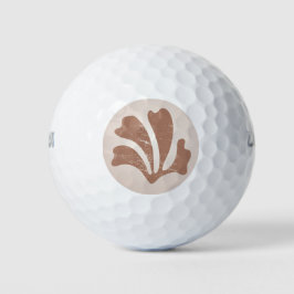 Pelotas De Golf Arte abstracto algas marrones, kelp