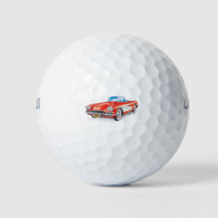 PELOTAS DE GOLF ARTE AUTOMÓVIL ELEGANTE DE VETTE