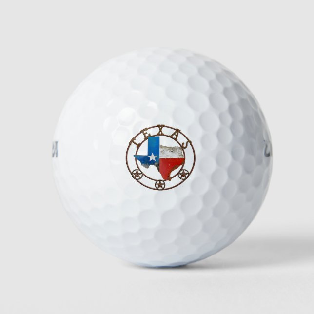 Pelotas De Golf Arte de Barn de Texas (Anverso)