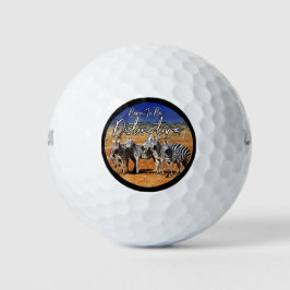 Pelotas De Golf Arte de cebra "Nacido para ser distintivo"