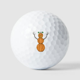 Pelotas De Golf Arte de Halloween del hombre de calabaza