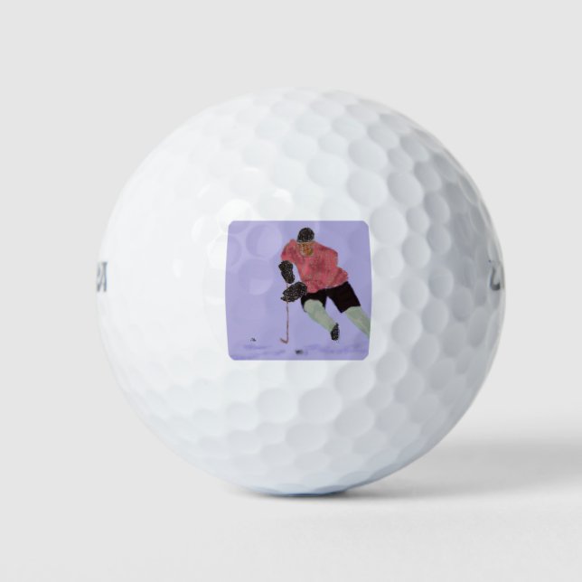 Pelotas De Golf Arte de hockey sobre hielo (Anverso)