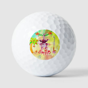 Pelotas De Golf Arte de Micheal Zion Smile Golf Balls