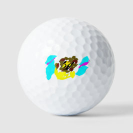 Pelotas De Golf Arte de ola de león