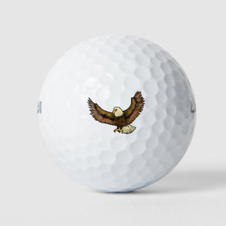 Pelotas De Golf Arte de pájaro volador de águila