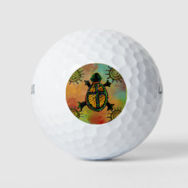PELOTAS DE GOLF ARTE DE TORTUGA DEL SUROESTE