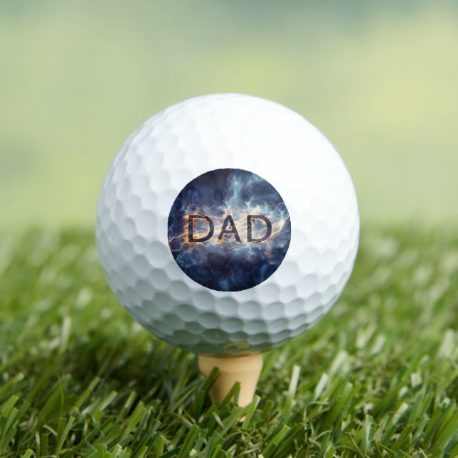 Pelotas De Golf Arte digital del Día del Padre (Camiseta in situ)
