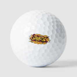Pelotas De Golf Arte graffiti dibujo a mano