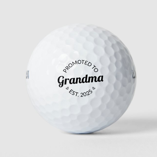 Pelotas De Golf Ascendido A La Abuela Este. I 2025 (Anverso)